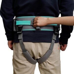 Gait Belt with Handles XL 39"-47" Green for Elderly Transfer & Physical Therapy